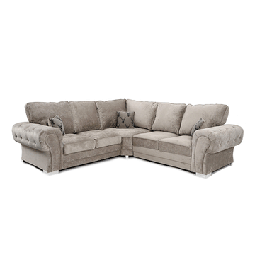 VERONA FULL BACK CORNER SOFA MINK