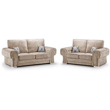 VERONA FULL BACK 3+2 SEATER SOFA MINK
