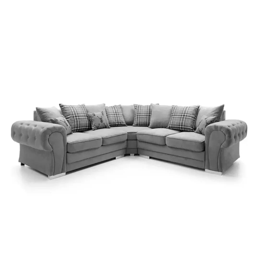 Verona Scatter Back 5 Seater Fabric Sofa