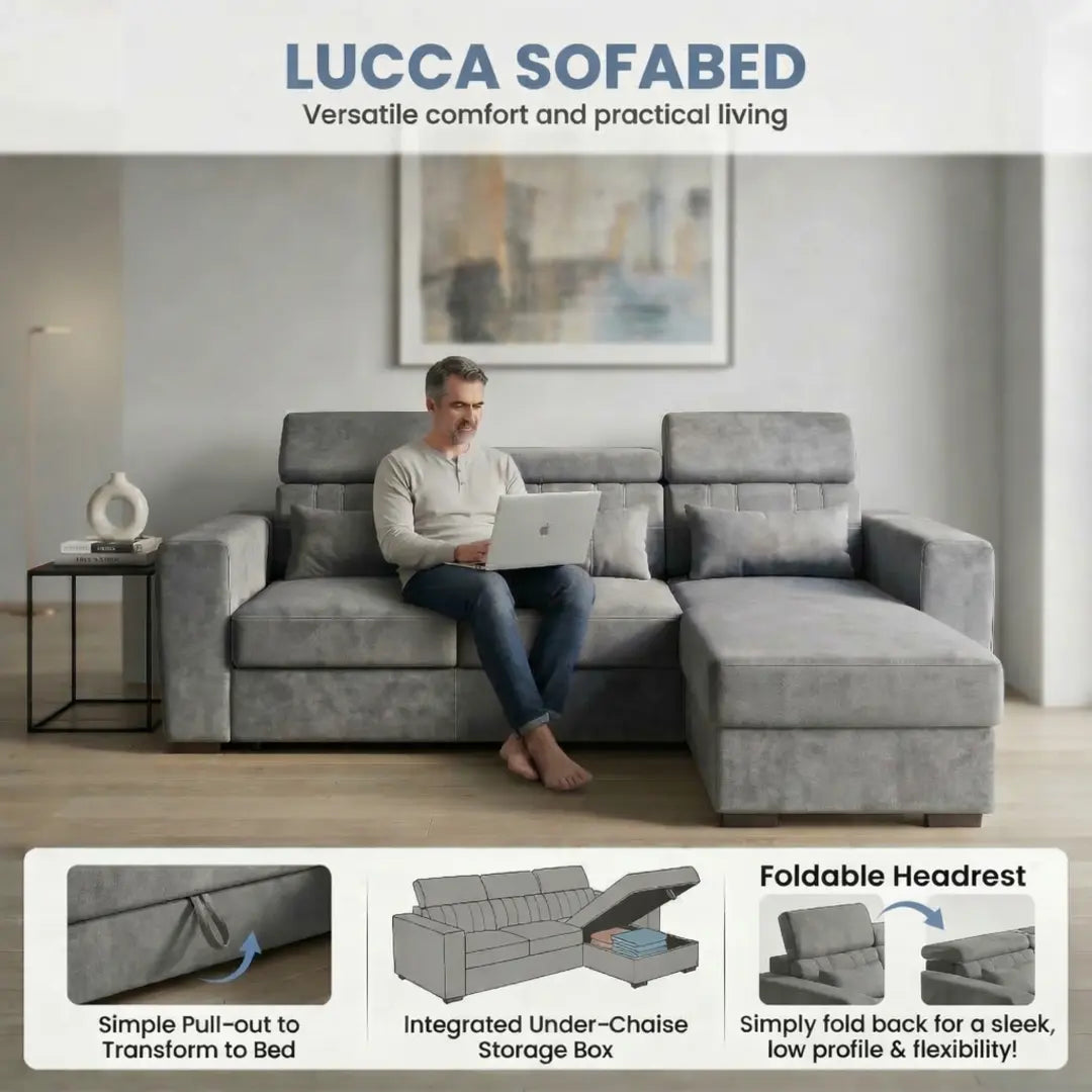 TSH - Lucca sofa bed/bed/sofa/storage